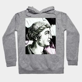 Cassius Dio Black And White Portrait | Cassius Dio Artwork 3 Hoodie